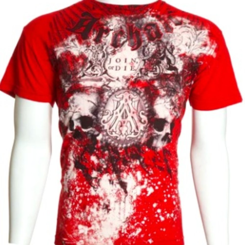 ARCHAIC BY AFFLICTION Mens Short Sleeve SYMBOLISM Crewneck T-Shirt